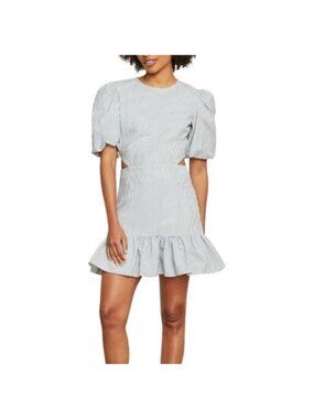 NEW Veronica Beard Iker Dress Mini Striped Nautical Twee Feminine Womens 14